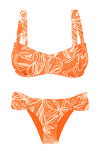 Załaduj obraz do przeglądarki galerii, Product Front: Rio De Sol Zestaw Bikini Set Trail-Orange Amelia Baobi
