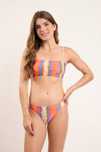 Załaduj obraz do przeglądarki galerii, Model Front: Rio De Sol Zestaw Bikini Set Stripes Bandeau-Reto Essential-Comfy
