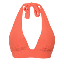 Załaduj obraz do przeglądarki galerii, Product Front: Rio De Sol Top Bikini Top Light-Peach Halter-Cos
