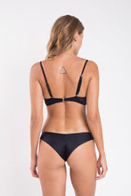 Załaduj obraz do przeglądarki galerii, Model Back: Rio De Sol Zestaw Bikini Set Touch-Black Bandeau-Crispy Nice
