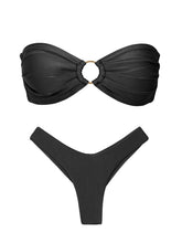 Załaduj obraz do przeglądarki galerii, Product Front: Rio De Sol Zestaw Bikini Set Shimmer-Black Mavi Nara
