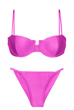 Załaduj obraz do przeglądarki galerii, Product Front: Rio De Sol Zestaw Bikini Set Eden-Pink Balconet Cheeky-Fixa
