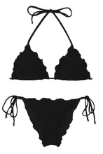 Załaduj obraz do przeglądarki galerii, Product Front: Rio De Sol Zestaw Bikini Set Dots-Black Frufru
