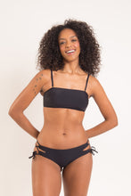 Załaduj obraz do przeglądarki galerii, Model Front: Rio De Sol Figi Bikini Bottom Nero Madrid
