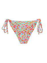 Załaduj obraz do przeglądarki galerii, Product Front: Rio De Sol Figi Bikini Bottom Ditsy-Sky Cheeky-Tie
