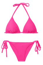 Załaduj obraz do przeglądarki galerii, Product Front: Rio De Sol Zestaw Bikini Set Malibu-Rosa Tri-Inv Cheeky-Tie

