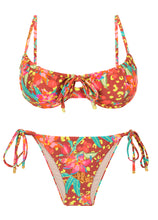 Załaduj obraz do przeglądarki galerii, Product Front: Rio De Sol Zestaw Bikini Set Tropics Balconet-Tie Lacinho
