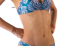 Załaduj i odtwarzaj film w przeglądarce Gallery, Video: Rio De Sol Top Bikini Top Palms-Blue Balconet-Inv
