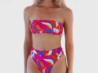 Załaduj i odtwarzaj film w przeglądarce Gallery, Video: Rio De Sol Top Bikini Top Antelope Bandeau-Reto

