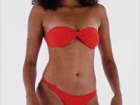 Załaduj i odtwarzaj film w przeglądarce Gallery, Video: Rio De Sol Top Bikini Top Rouge Twist
