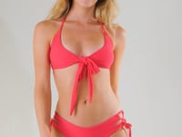 Załaduj i odtwarzaj film w przeglądarce Gallery, Video: Rio De Sol Top Bikini Top Dots-Virtual-Pink Kate
