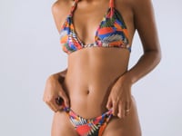 Załaduj i odtwarzaj film w przeglądarce Gallery, Video: Rio De Sol Zestaw Bikini Set Jungle Mel Leblon-Fio
