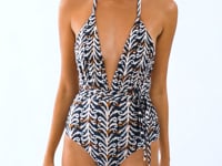 Załaduj i odtwarzaj film w przeglądarce Gallery, Video: Rio De Sol Kostium Jednoczęściowy Ikat New Vegas
