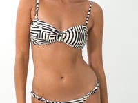 Załaduj i odtwarzaj film w przeglądarce Gallery, Video: Rio De Sol Top Bikini Top Collage Bandeau-Crispy
