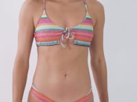 Załaduj i odtwarzaj film w przeglądarce Gallery, Video: Rio De Sol Top Bikini Top Supercolor Tank-Tie
