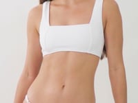 Załaduj i odtwarzaj film w przeglądarce Gallery, Video: Rio De Sol Top Bikini Top Sand-White Mary
