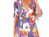 Załaduj i odtwarzaj film w przeglądarce Gallery, Video: Rio De Sol Mini Dress Garden-Flower Mini Dress
