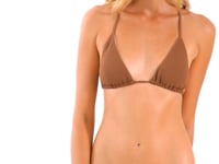 Załaduj i odtwarzaj film w przeglądarce Gallery, Video: Rio De Sol Top Bikini Top Sand-Cappuccino Tri-Aya
