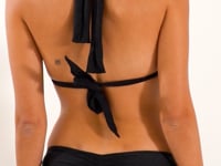 Załaduj i odtwarzaj film w przeglądarce Gallery, Video: Rio De Sol Top Bikini Top Shimmer-Black Mel
