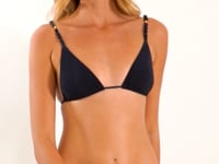 Załaduj i odtwarzaj film w przeglądarce Gallery, Video: Rio De Sol Figi Bikini Bottom Shimmer-Black Ibiza-Comfy-Gold
