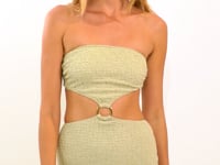 Załaduj i odtwarzaj film w przeglądarce Gallery, Video: Rio De Sol Mini Dress Brisa-Pistache Lulu Dress
