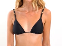 Załaduj i odtwarzaj film w przeglądarce Gallery, Video: Rio De Sol Top Bikini Top Shimmer-Black Lia-Noa
