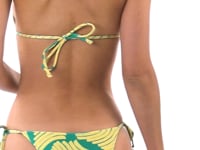 Załaduj i odtwarzaj film w przeglądarce Gallery, Video: Rio De Sol Figi Bikini Bottom Banana Yellow Invisible
