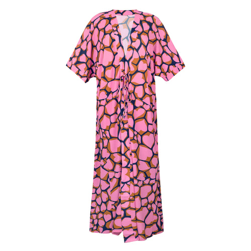 Product Front: Rio De Sol Sukienka Plażowa Amore-Pink Long Dress