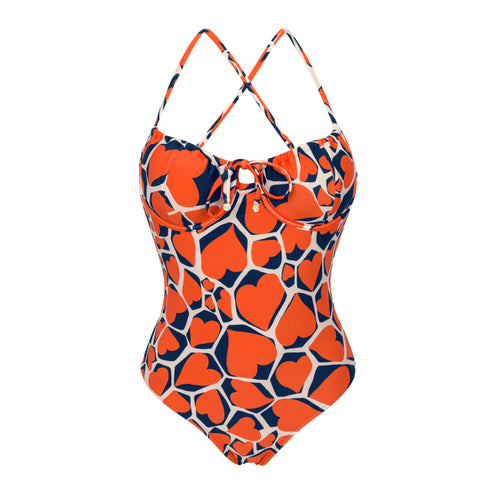 Product Front: Rio De Sol Kostium Jednoczęściowy Amore-Red Julia