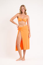 Załaduj obraz do przeglądarki galerii, Image 04: Rio De Sol Spódnica Plażowa Bio-Laranjada Long Skirt Knot

