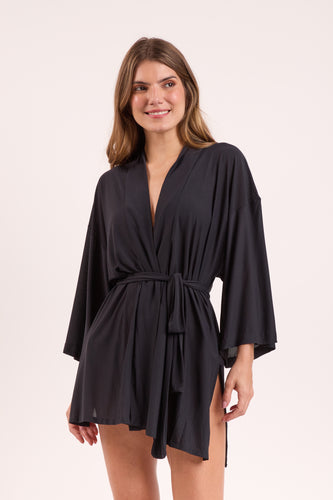 Gallery: Rio De Sol Narzutka Plażowa Black Kimono
