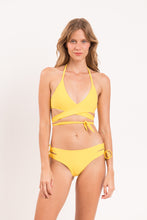 Załaduj obraz do przeglądarki galerii, Model Front: Rio De Sol Figi Bikini Bottom Amarelo Madrid
