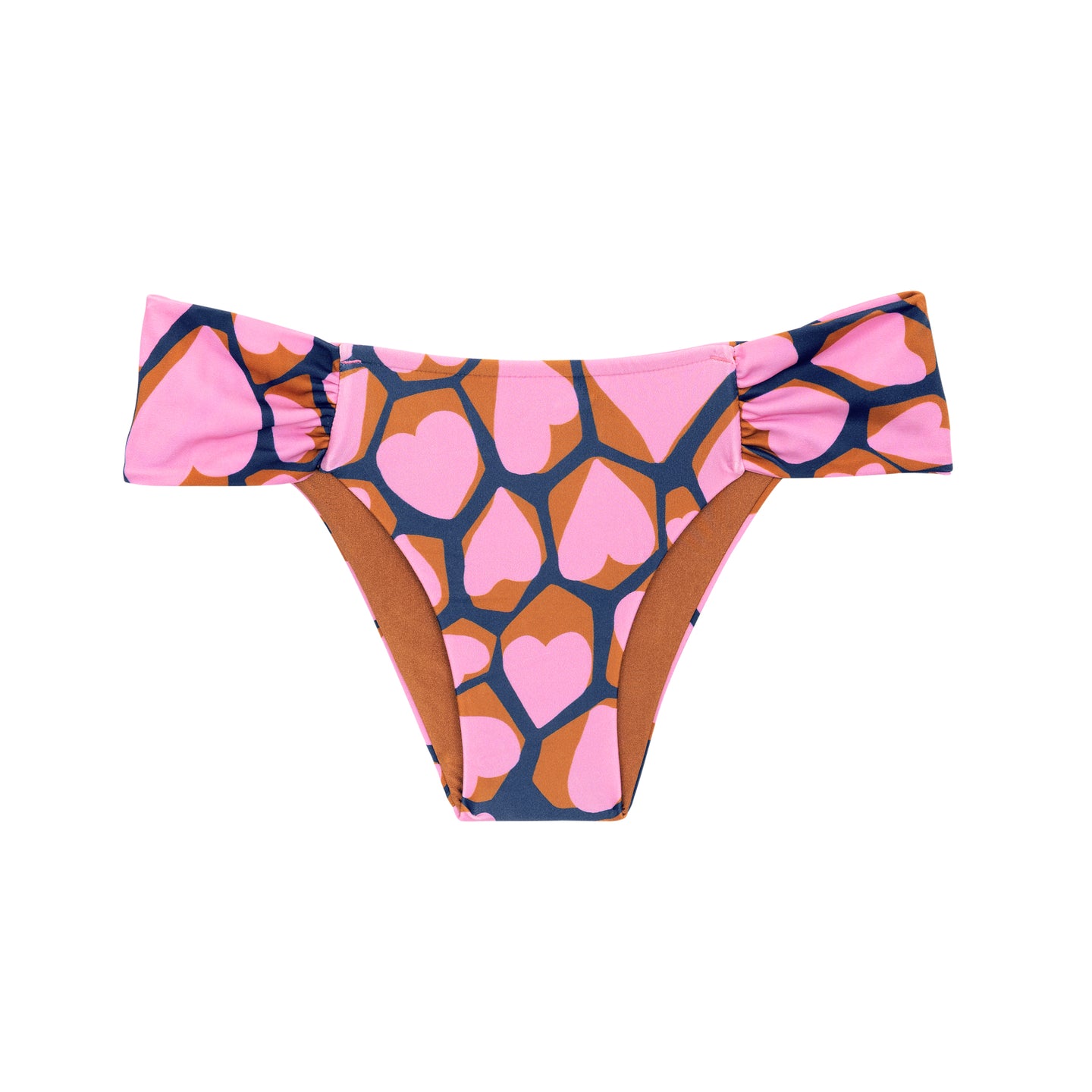Product Front: Rio De Sol Figi Bikini Bottom Amore-Pink Baobi