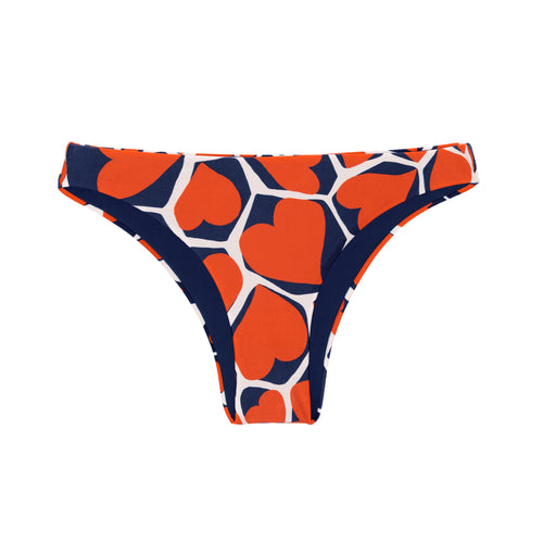 Product Front: Rio De Sol Figi Bikini Bottom Amore-Red Essential