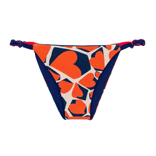 Product Front: Rio De Sol Figi Bikini Bottom Amore-Red Essential-Rev