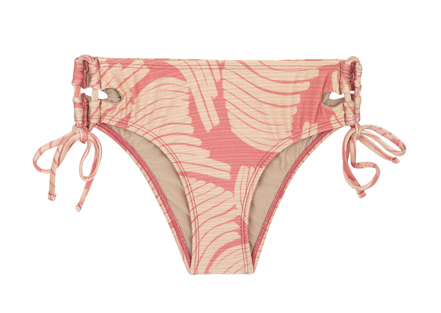 Product Front: Rio De Sol Figi Bikini Bottom Banana Rose Bandeau