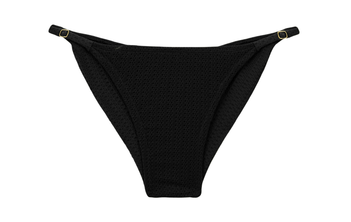 Product Front: Rio De Sol Figi Bikini Bottom Bora-Black Cheeky-Fixa