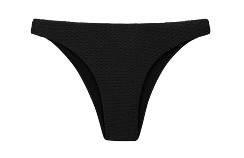 Product Front: Rio De Sol Figi Bikini Bottom Bora-Black Leblon