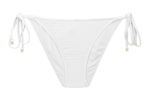 Product Front: Rio De Sol Figi Bikini Bottom Bora-White Ibiza-Comfy