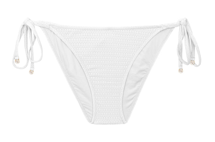 Product Front: Rio De Sol Figi Bikini Bottom Bora-White Ibiza-Comfy