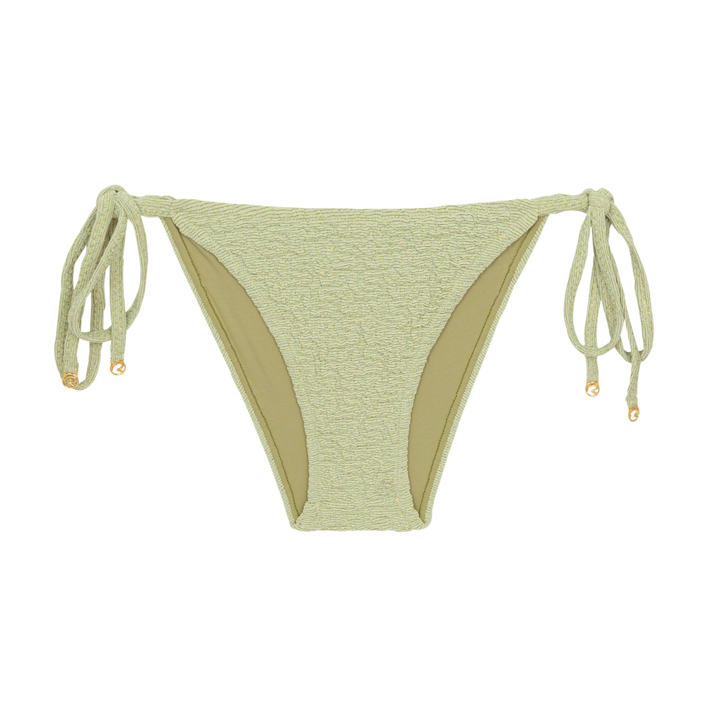 Product Front: Rio De Sol Figi Bikini Bottom Brisa-Pistache Lacinho