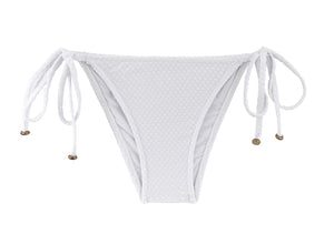 Product Front: Rio De Sol Figi Bikini Bottom Cloque Branco Balconet