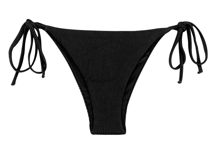 Product Front: Rio De Sol Figi Bikini Bottom Cotele-Preto Ibiza