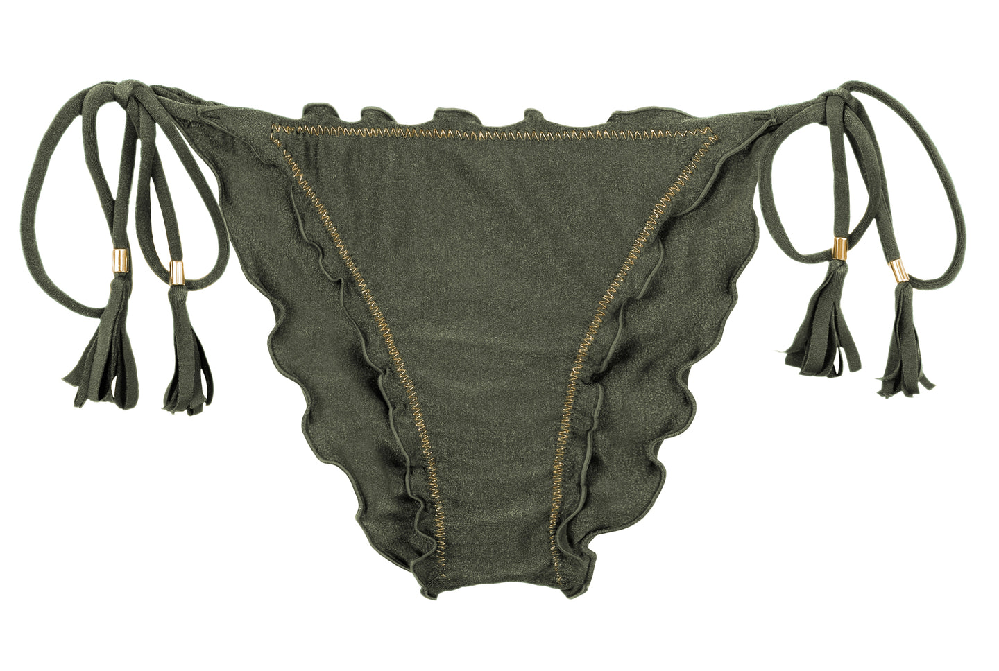 Product Front: Rio De Sol Figi Bikini Bottom Croco Frufru-Comfy