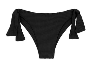 Product Front: Rio De Sol Figi Bikini Bottom Dots-Black Ita