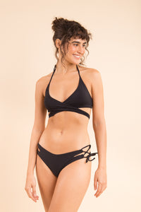 Image 12: Rio De Sol Figi Bikini Bottom Dots-Black Madrid