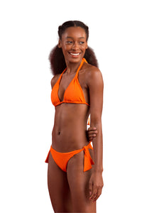 Image 04: Rio De Sol Figi Bikini Bottom Dots-Orange Italy