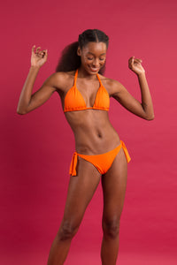 Image 12: Rio De Sol Figi Bikini Bottom Dots-Orange Italy