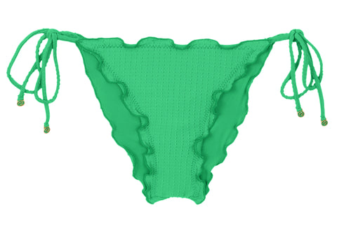 Product Front: Rio De Sol Figi Bikini Bottom Dots-Tambourine Frufru