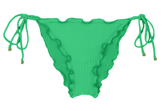 Product Front: Rio De Sol Figi Bikini Bottom Dots-Tambourine Frufru